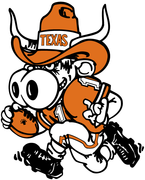 Texas Longhorns 1981-2002 Mascot Logo t shirts iron on transfers v2
